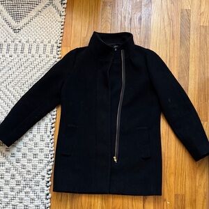 JCrew Mercantile Black Wool Women's Coat